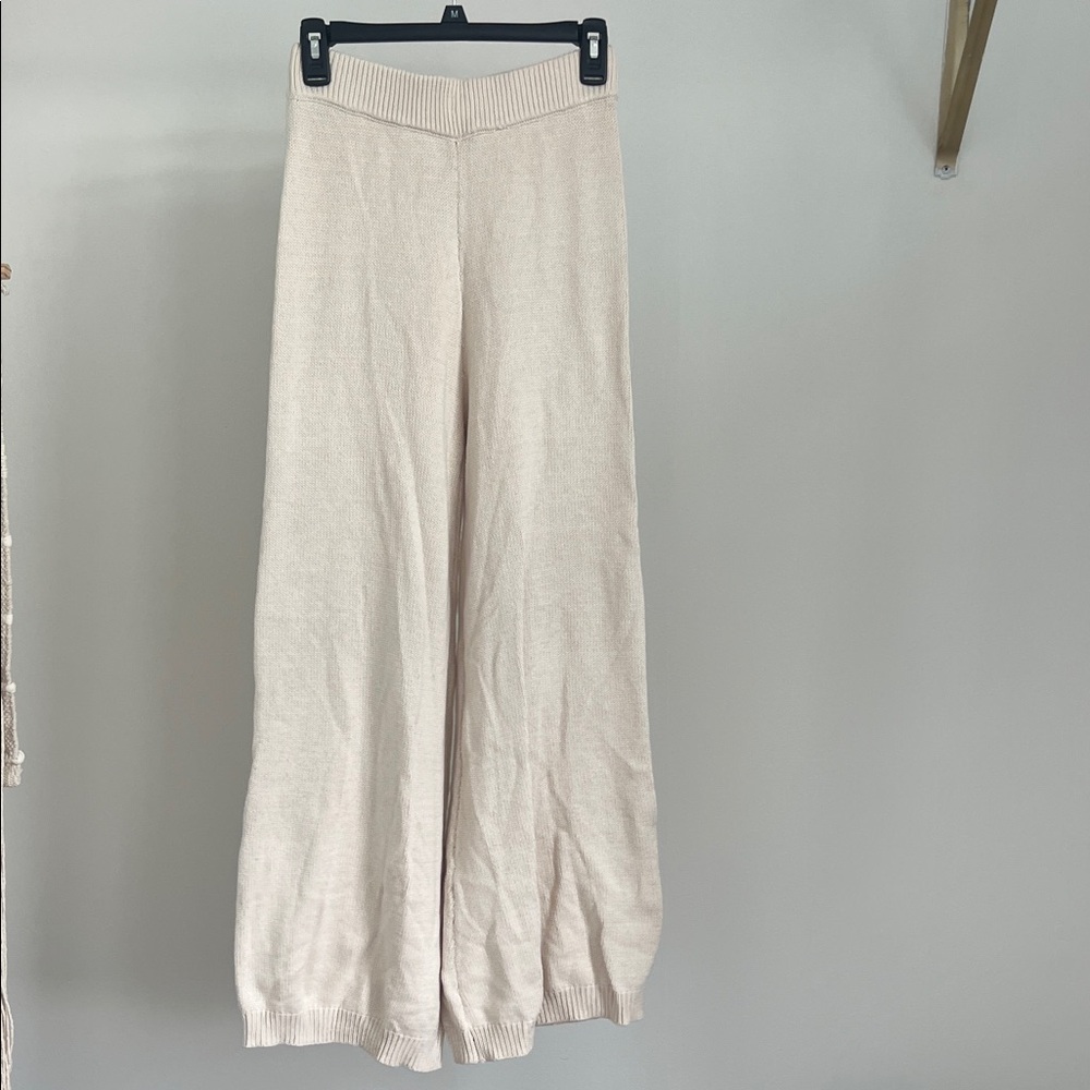 Sincerely Jules Cream Wide Leg Pants